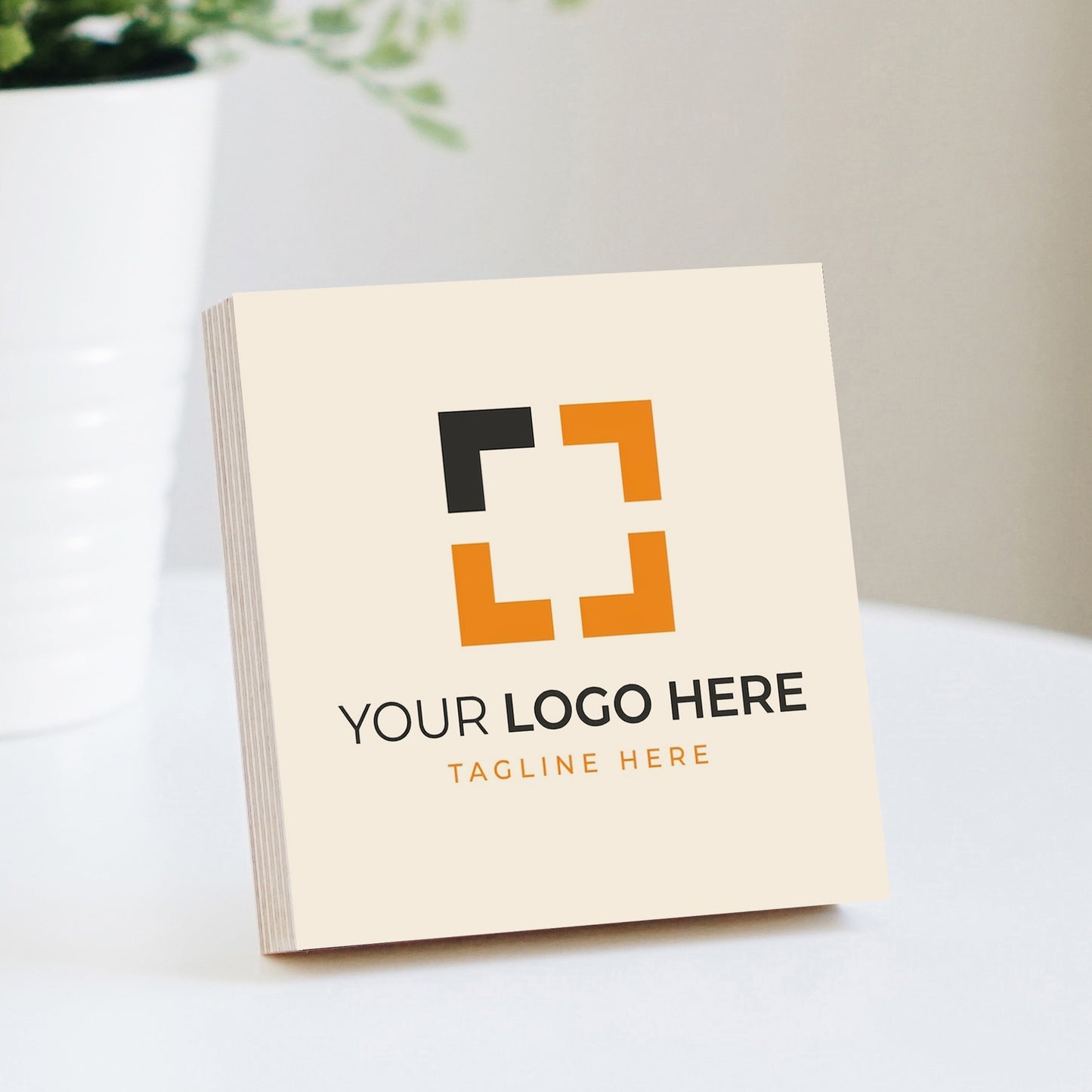 4" Custom Wood Photo Block