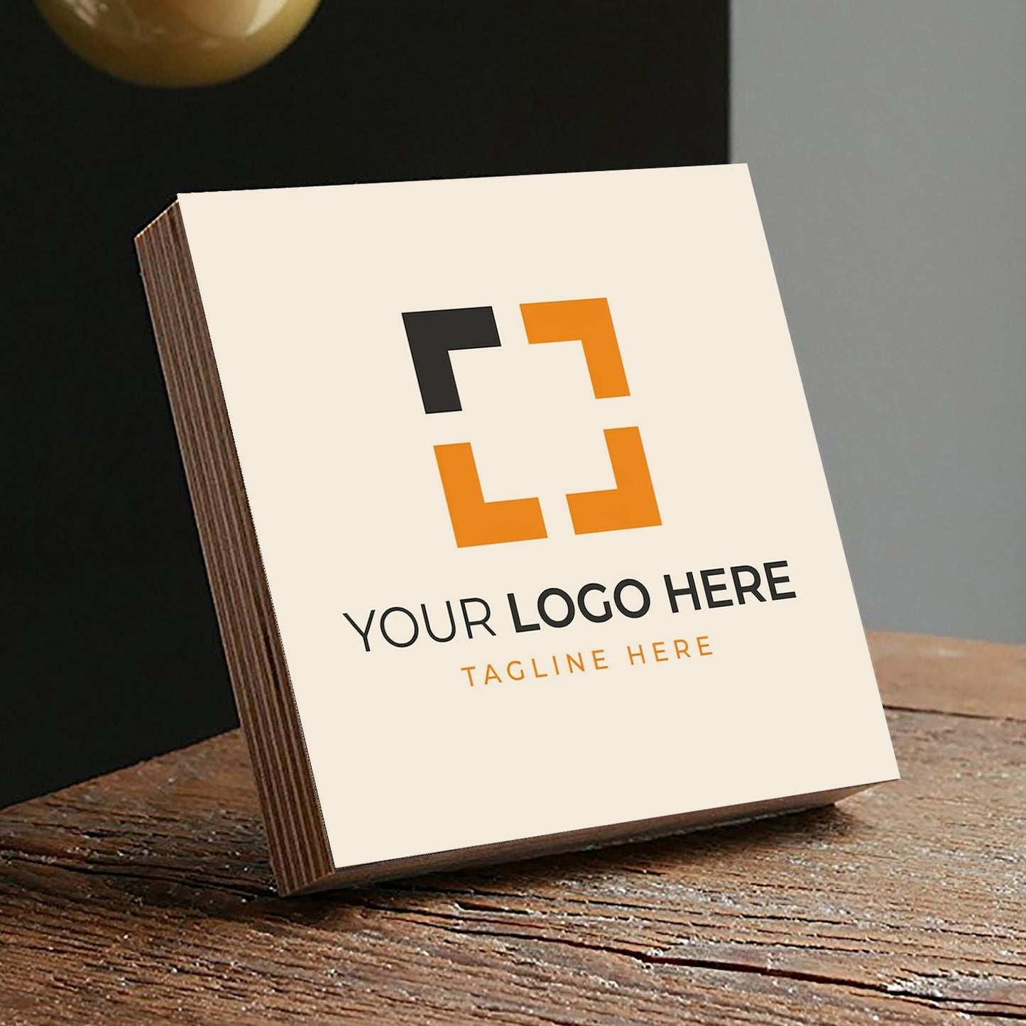 6" Custom Wood Photo Block