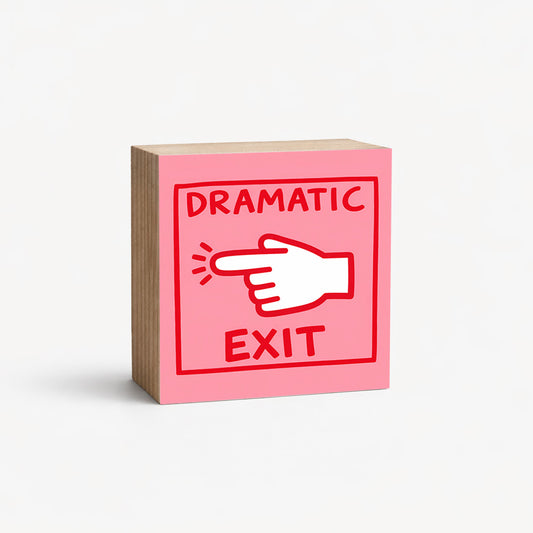 Dramatic Exit - 2" Magnetic Photo Block