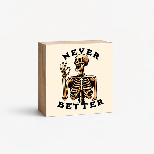 Never Better - 2" Magnetic Photo Block