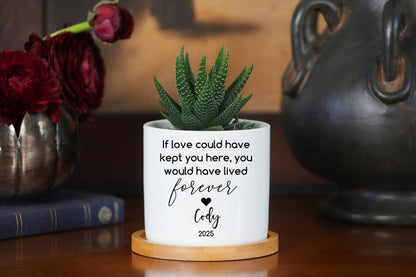 Custom Dog Memorial Planter