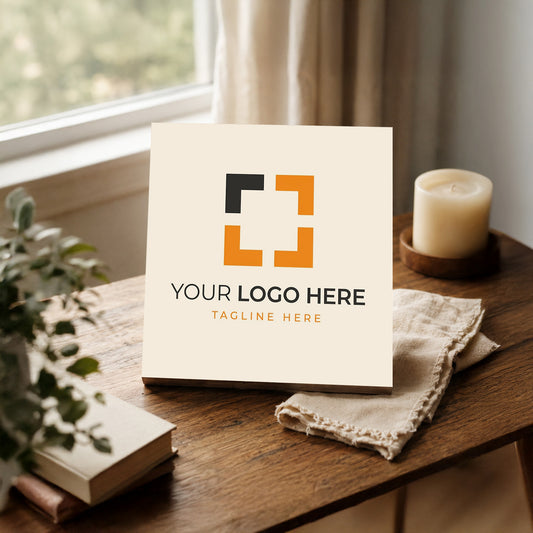 8" Custom Wood Photo Block