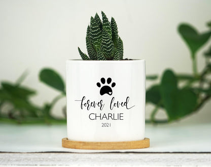 Custom Dog Memorial Planter