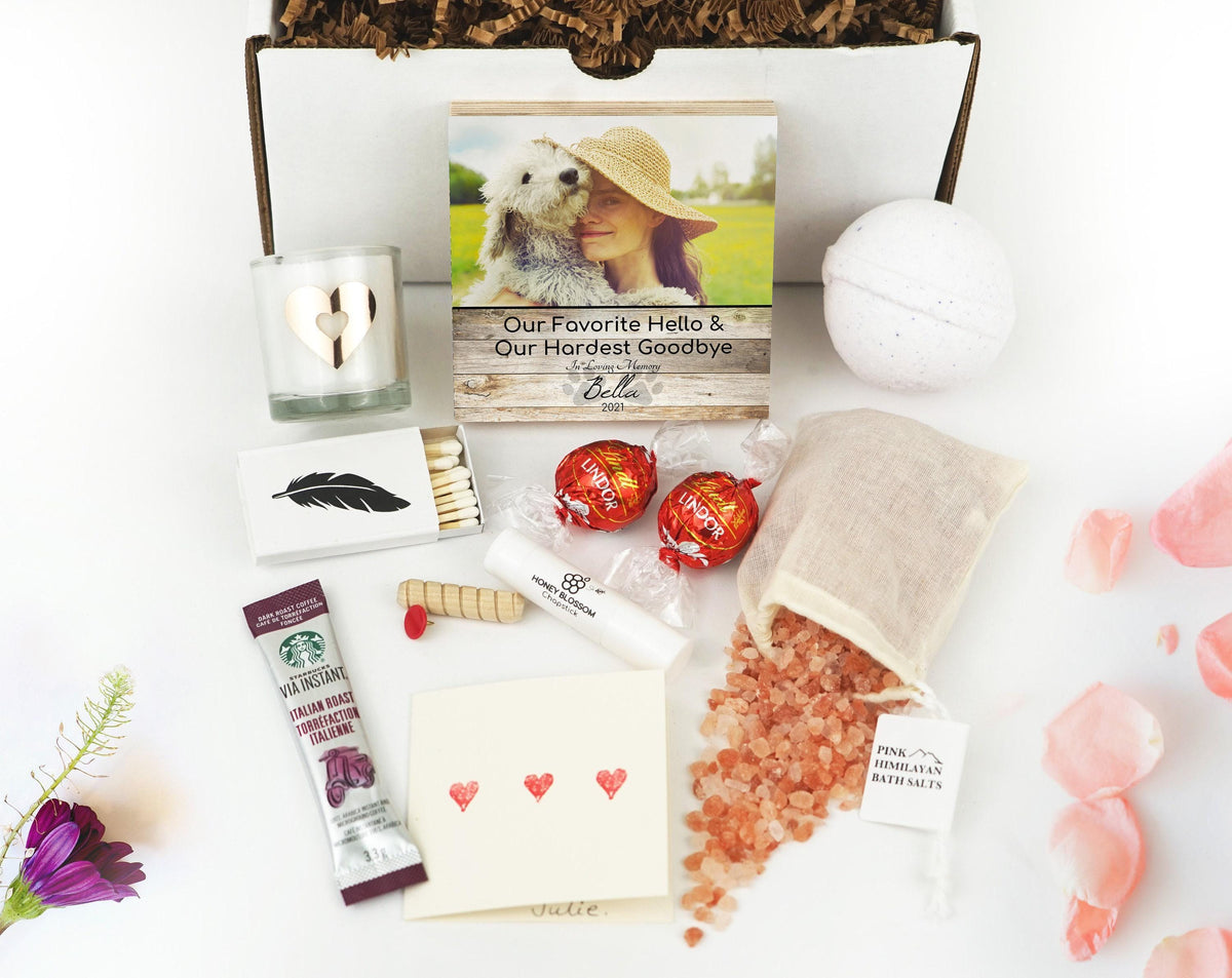 "Our Favorite Hello, Our Hardest Goodbye" Photo Block