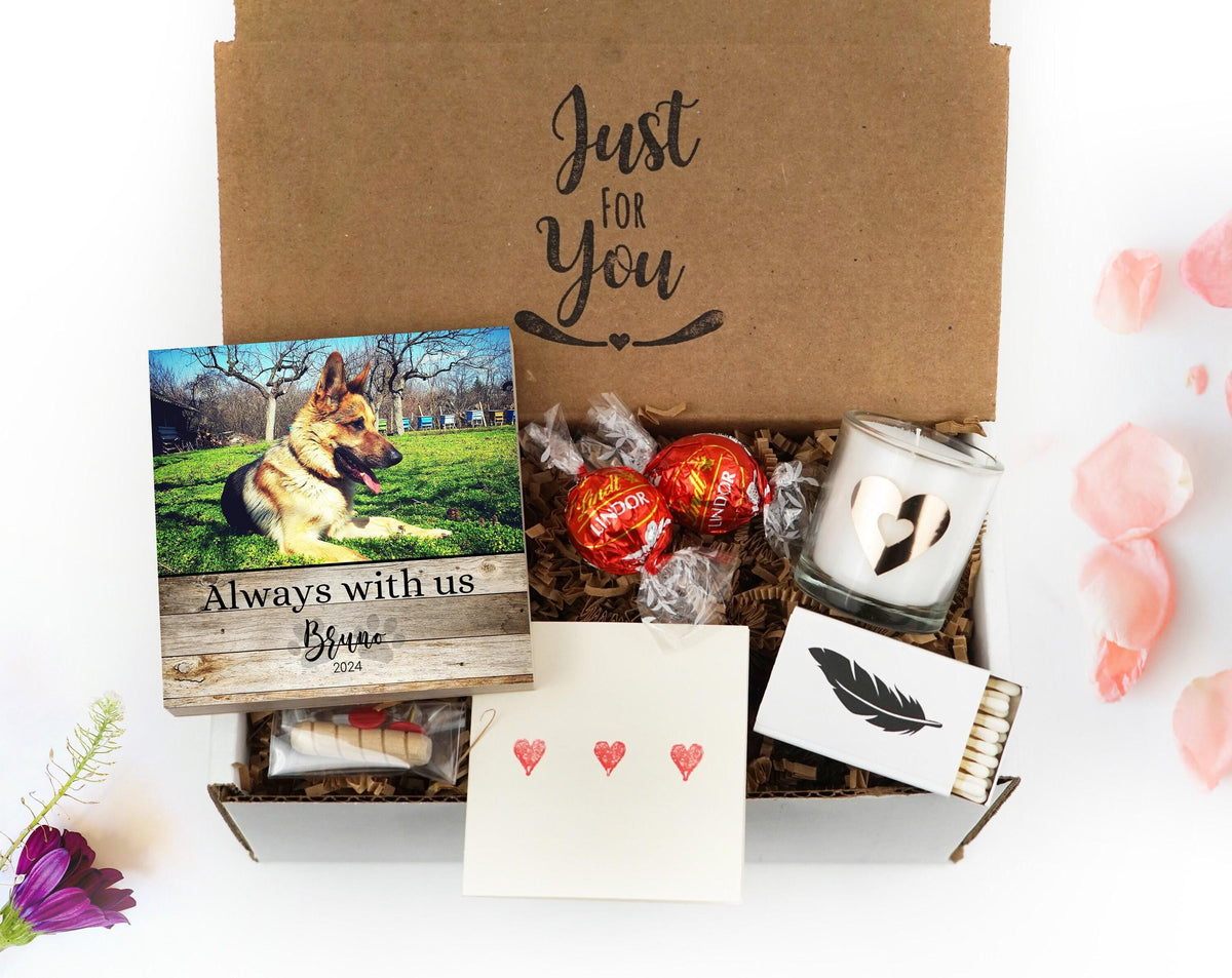 "Always With Us" Pet Memorial Photo Block