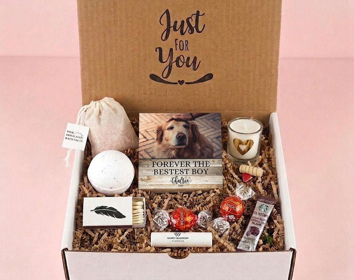 "Forever the Bestest Boy" Dog Memorial Photo Block