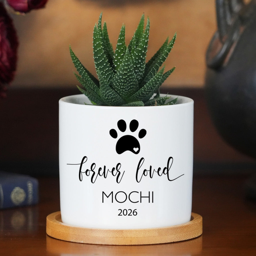 Custom Dog Memorial Planter
