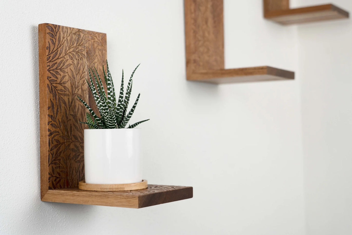 Wooden Plant Shelf