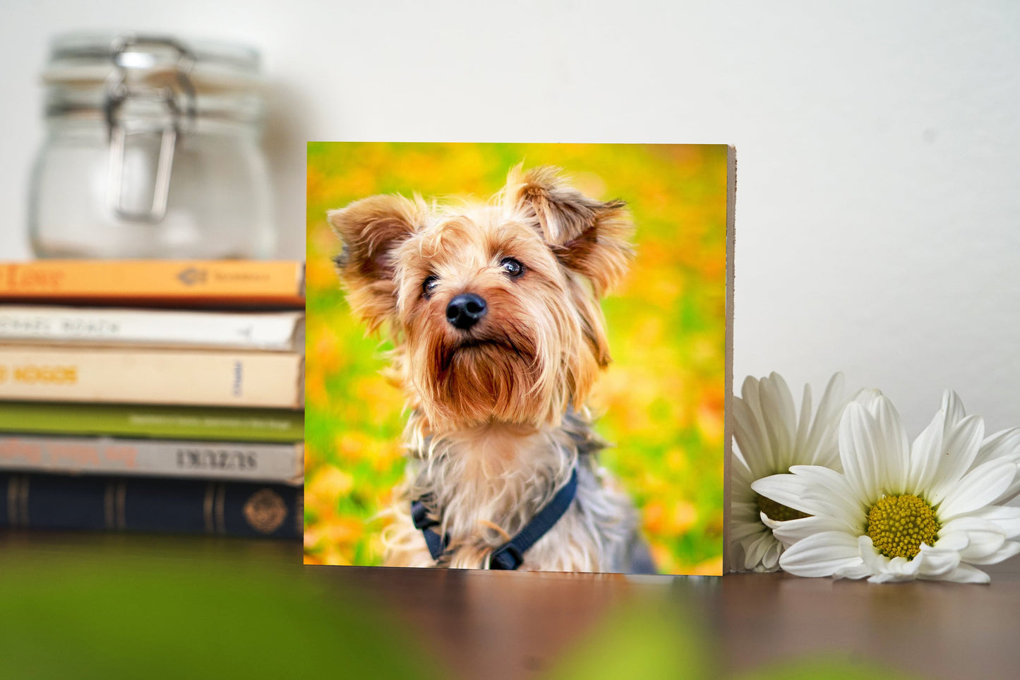 PRINTED Dog Photo Block - Pet Portrait Print, Pet Dad Gift, Dog Lover Gift,  Pet Prints, Dog Photo Frame Pet Photo Pet Picture Frame