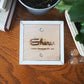 Photo On Wood With Personalized Rustic Frame, Easy-To-Hang Wall Decor, Strong Magnetic Picture Frame, Any Custom Text!