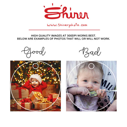 Personalized Christmas Ornament - 4" x 6" Wood Ornament - Customized Holiday Ornament - Couple Ornament - Customized Family OrnamentShinerDecor