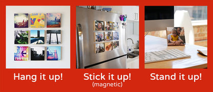 Personalized First Mother's Day Gift - 4" or 6" Photo Block - New Mom Gift - New Family Photo - Gift For Mother's Day - Mothers Dat Frame - Shiner Photo
