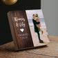 Personalized Engagement Frame Gift - Photo Block 4" or 6" - Custom Engagement Gift For Couple -  Gift for Newly Engaged
