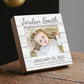Personalized Baby Frame - 4" or 6" Photo Block - New Baby Gift - Gifts for Baby - Newborn Gifts - Baby Gifts - Personalized Baby Name Gift