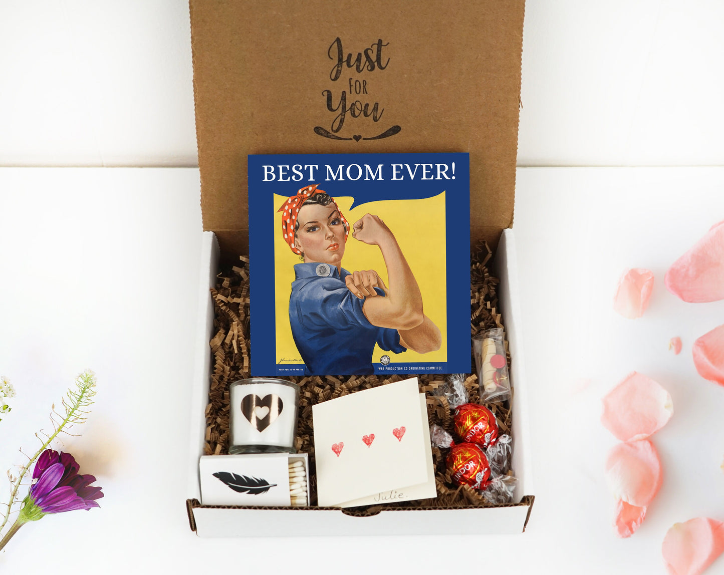 Best Mom Ever Mother's Day Gift Box - I Love Mom - Photo Frame 4" or 6" Gift Box - Mother's Day Frame - Gift for Mom - Gift For Mom