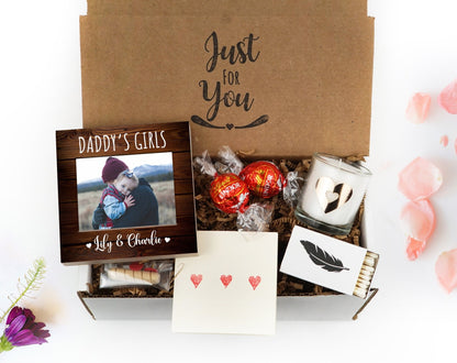 Personalized Father's Day Gift Frame - 4" or 6" Photo Block w/ Handwritten Card - Fathers Day Gift from Daughter - Daddy's GirlShinerDecor