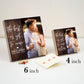 Personalized Engagement Gift - Photo Block 4" or 6" - Custom Engagement Gift For Couple, Gift For Engaged Friend, Gift for Newly Engaged