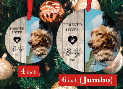 Jumbo Pet Memorial Ornament with Free Shipping - Shiner Photo