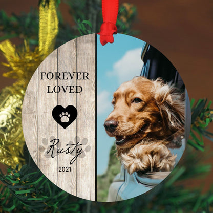 Jumbo Pet Memorial Ornament with Free Shipping - Shiner Photo