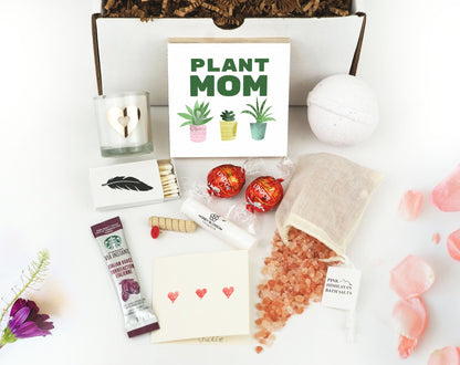 Plant Mom Gift - 4" or 6" Photo Block - Best Friend Gift - Plant Mom Gift Box - Plant Mom Decor - Funny Birthday Gift - Shiner Photo