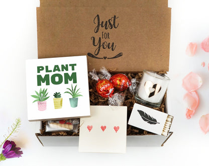 Plant Mom Gift - 4" or 6" Photo Block - Best Friend Gift - Plant Mom Gift Box - Plant Mom Decor - Funny Birthday Gift - Shiner Photo