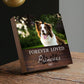 Personalized Pet Memorial Printed 4" or 6" - Wood Photo Block - Dog Loss Gift - Dog Memorial Frame - Pet Loss - Pet Memorial - Forever Loved
