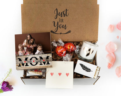 Mom Gift From Daughter - 4" or 6" Personalized Photo Block - Personalized Mother's Day Gift Frame - Mothers Day GiftShinerDecor