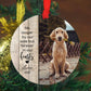 Personalized Pet Sympathy Gift JUMBO Ornament - Free Shipping - 4" or 6" Personalized Christmas Ornament - Dog Memorial Photo, Dog Loss Gift